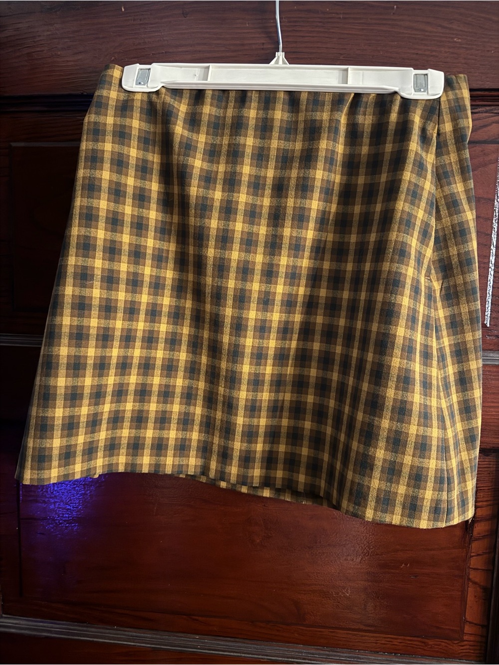 Artizia Mini-Skirt in Mustard and Black